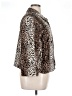 Jaclyn Smith 100% Polyester Animal Print Gold Coat Size L - photo 4