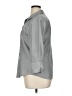 Talbots 100% Cotton Gray 3/4 Sleeve Button-Down Shirt Size 16 - photo 5