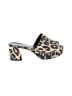 Ganni Animal Print Tan Heels Size EU 37 - photo 1