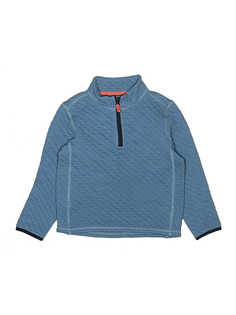 Pre-owned Crewcuts Outlet Kids' Pullover Sweater In Blue