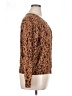 Unbranded Animal Print Brown Cardigan Size XL - photo 4
