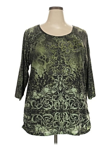 DressBarn 3/4 Sleeve T-Shirt (view 1)