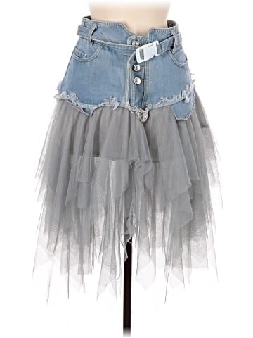 Unbranded Denim Skirt (view 1)