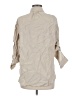 Max Studio Tan 3/4 Sleeve Button-Down Shirt Size M - photo 2