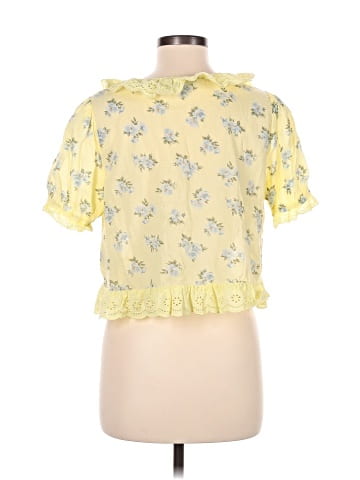 American Eagle Outfitters Short Sleeve Blouse (view 2)