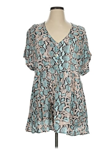 Show Me Your Mumu Short Sleeve Blouse (view 1)