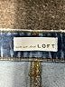 Ann Taylor LOFT Stripes Blue Jeans Size 29 waist - photo 7