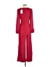 Assorted Brands Solid Red Jumpsuit Size S - photo 2