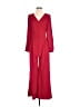 Assorted Brands Solid Red Jumpsuit Size S - photo 1