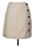 Ann Taylor Solid Tan Casual Skirt Size 10 Petite - photo 1