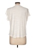 Cable & Gauge Ivory Short Sleeve Blouse Size L - photo 2