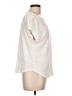 Cable & Gauge Ivory Short Sleeve Blouse Size L - photo 4