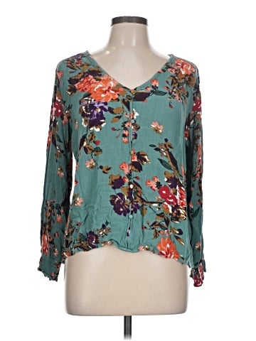 Market and Spruce 3/4 Sleeve Blouse (view 1)