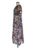 MNG 100% Viscose Print Blue Casual Dress Size 8 - photo 5