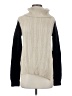 BCBGMAXAZRIA Color Block Ivory Sweater Vest Size XXS - photo 1