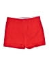 Tommy Hilfiger 100% Cotton Solid Red Shorts Size 4 - photo 1