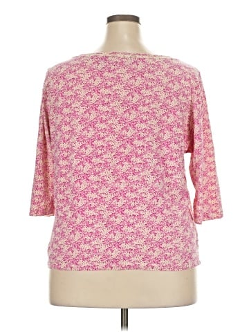 Liz Claiborne 3/4 Sleeve T-Shirt (view 2)
