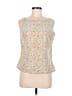 Merona 100% Polyester Ivory Sleeveless Top Size M - photo 1