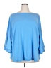 Grace Elements Blue 3/4 Sleeve Blouse Size 3X - photo 1