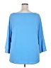 Grace Elements Blue 3/4 Sleeve Blouse Size 3X - photo 2