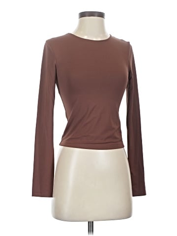 Pink Rose Long Sleeve T-Shirt (view 2)