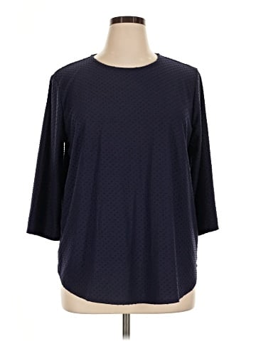 Basic Editions 3/4 Sleeve Top (view 1)