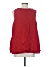 NY Collection 100% Polyester Red Sleeveless Blouse Size S - photo 2