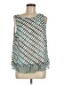 Worthington 100% Polyester Teal Sleeveless Blouse Size L - photo 1