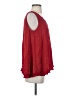 NY Collection 100% Polyester Red Sleeveless Blouse Size S - photo 4