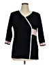 misook Black 3/4 Sleeve Top Size XL - photo 1