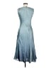 Komarov 100% Polyester Blue Casual Dress Size Med (2) - photo 2
