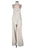 No Boundaries 100% Cotton Ivory Overalls Size M - photo 1
