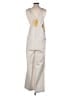 No Boundaries 100% Cotton Ivory Overalls Size M - photo 2