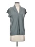Buffalo by David Bitton Gray Short Sleeve Blouse Size S - photo 1