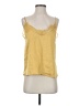 Glam 100% Polyester Yellow Tank Top Size S - photo 1