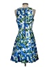 Milly Floral Blue Cocktail Dress Size 4 - photo 2