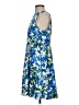 Milly Floral Blue Cocktail Dress Size 4 - photo 5