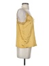 Glam 100% Polyester Yellow Tank Top Size S - photo 4