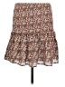 Ichi 100% Viscose Print Red Casual Skirt Size M - photo 2