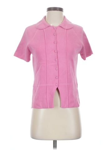 Willi Smith Short Sleeve Silk Top (view 1)