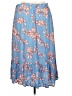 Talbots 100% Viscose Floral Blue Casual Skirt Size XL - photo 2