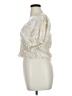 Amaryllis 100% Polyester Gold Short Sleeve Blouse Size 1X - photo 5