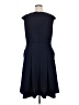Eliza J Solid Blue Cocktail Dress Size 16 - photo 2