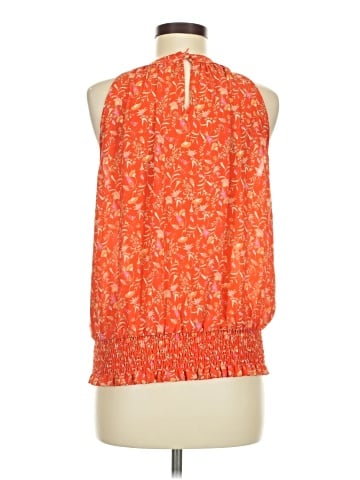 Rose + Olive Sleeveless Blouse (view 2)