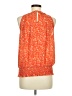 Rose + Olive 100% Polyester Orange Sleeveless Blouse Size M - photo 2