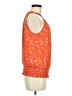 Rose + Olive 100% Polyester Orange Sleeveless Blouse Size M - photo 4