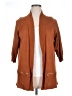 Joan Vass Brown Cardigan Size 1X - photo 1