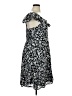 Old Navy Print Black Casual Dress Size XL - photo 4