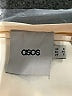 ASOS 100% Polyester Color Block Ivory 3/4 Sleeve Blouse Size 2 - photo 7