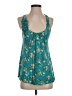 Lush 100% Rayon Teal Tank Top Size S - photo 1